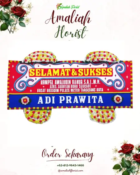 Papan Bunga Ucapan Selamat Pulo Kerto